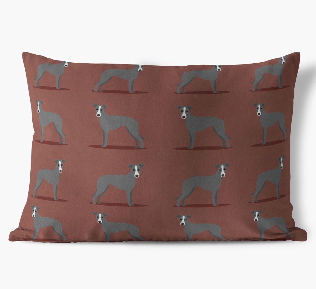 Yappicon Profile Pattern: Personalised {breedFullName} Soft Touch Cushion