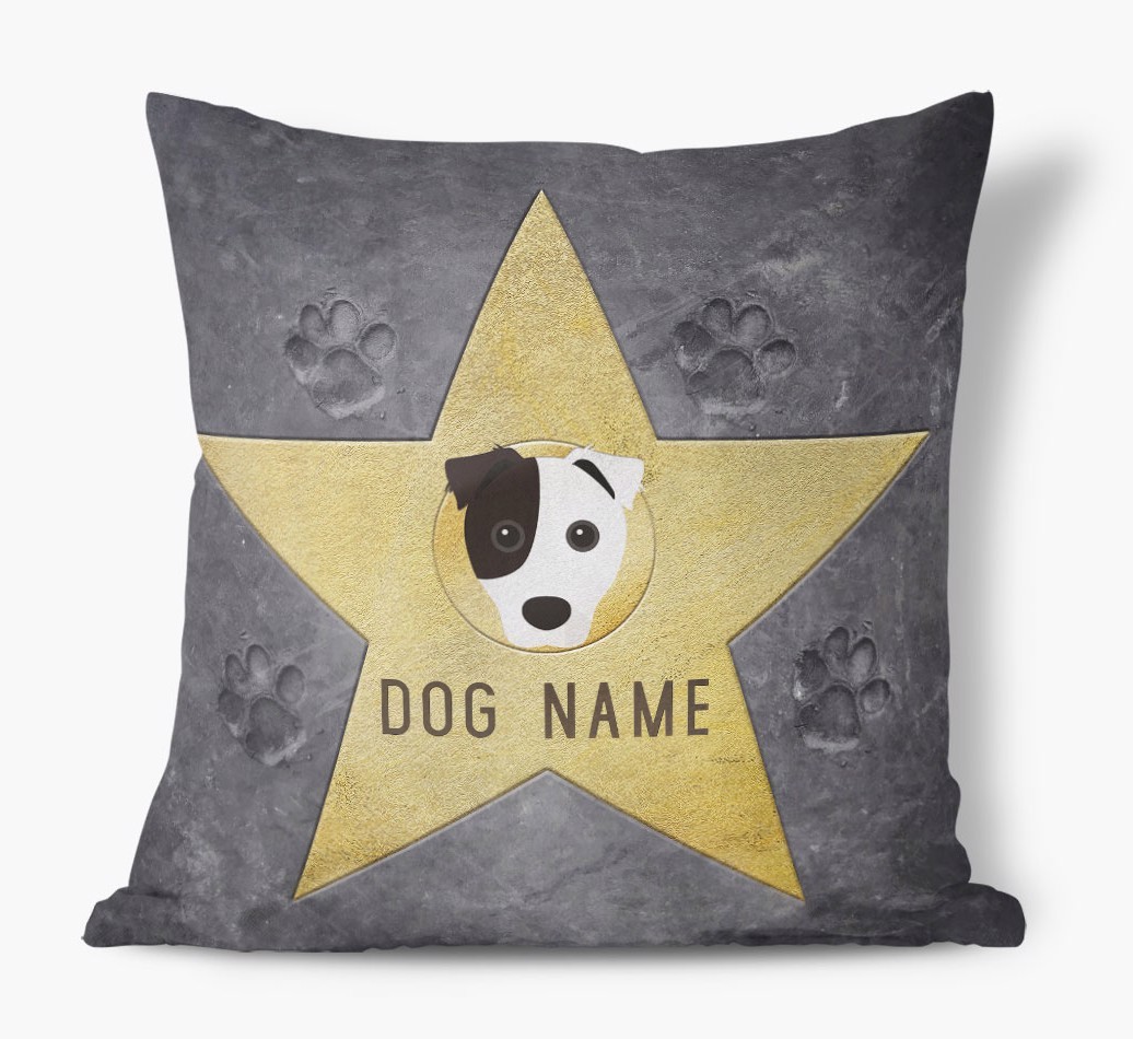 Star of Fame: Personalised {breedFullName} Soft Touch Cushion