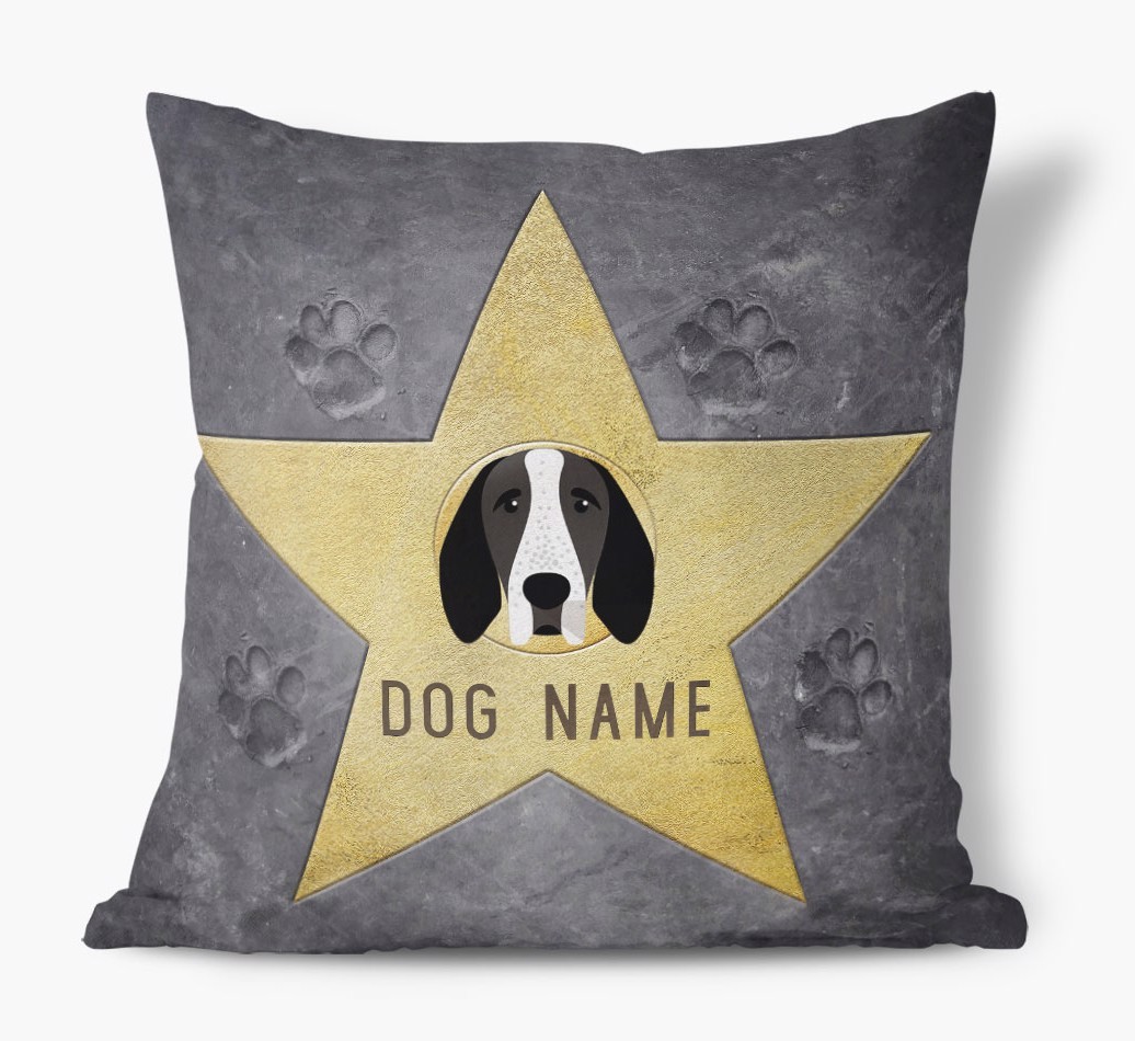 Star of Fame: Personalised {breedFullName} Soft Touch Cushion
