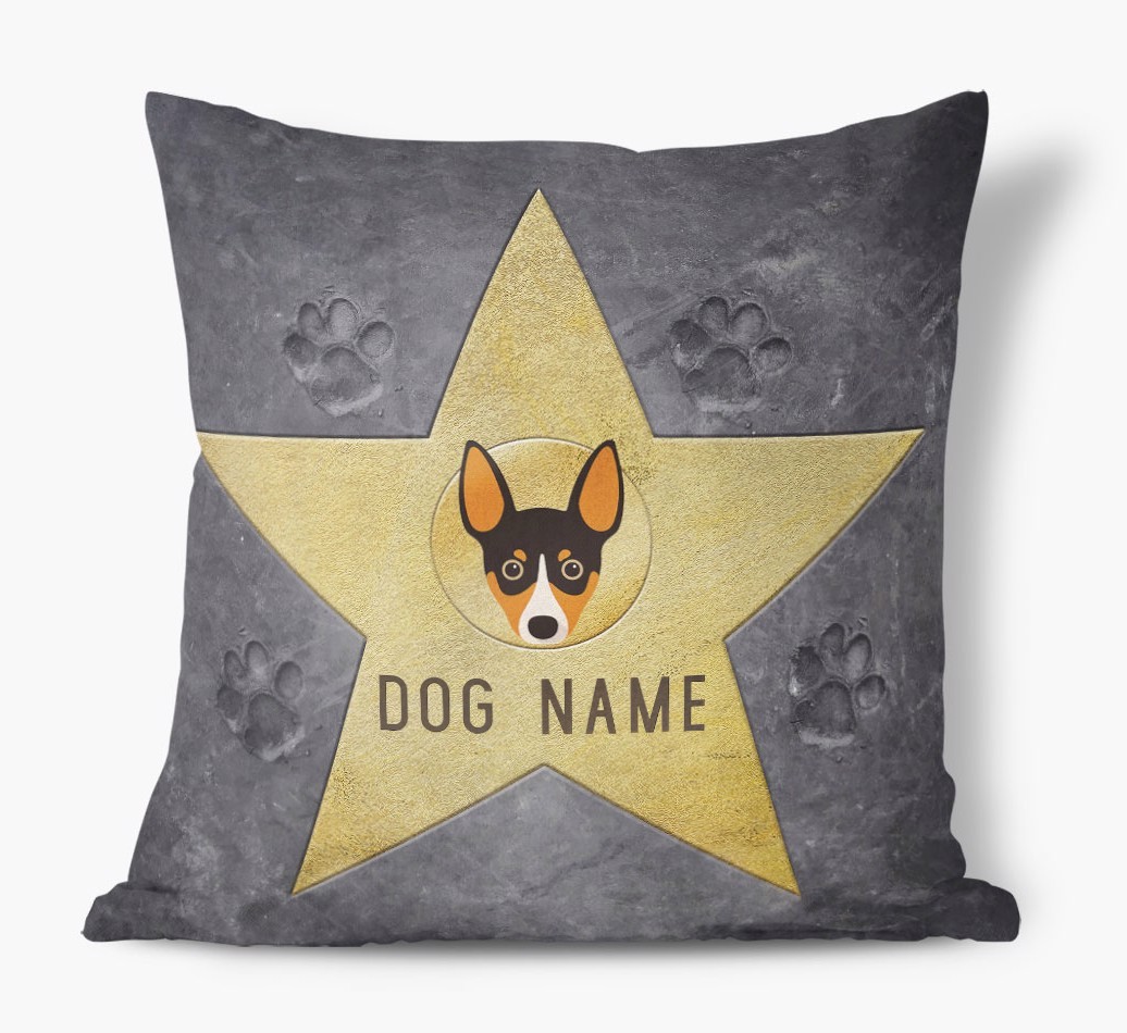 Star of Fame: Personalized {breedFullName} Soft Touch Pillow