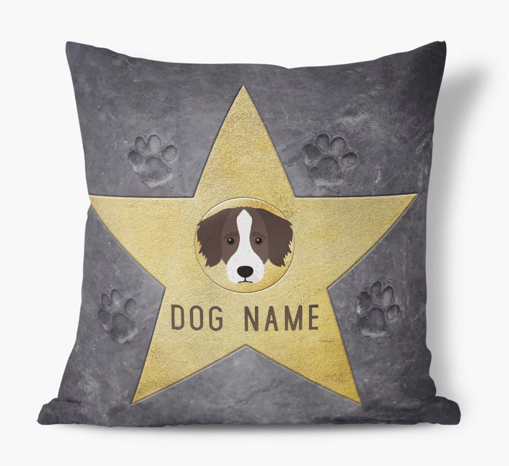 Star of Fame: Personalized {breedFullName} Soft Touch Pillow