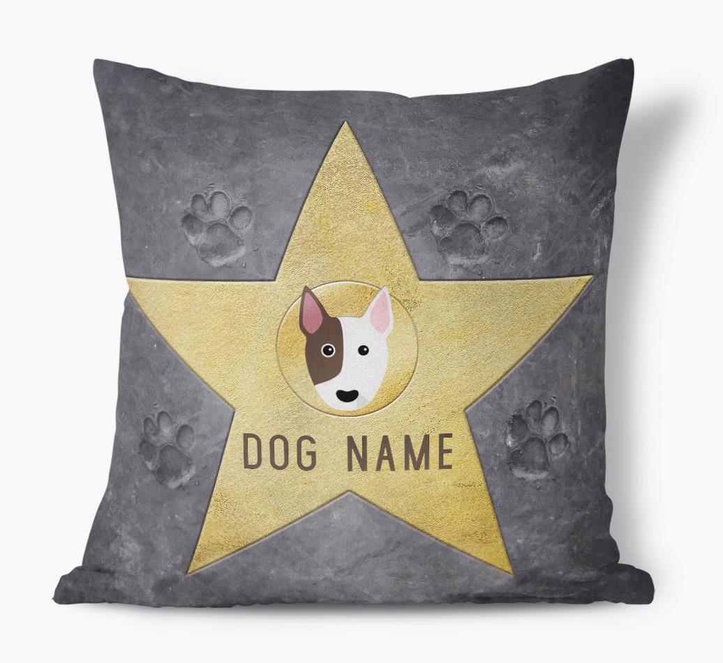 Star of Fame: Personalized {breedFullName} Soft Touch Pillow