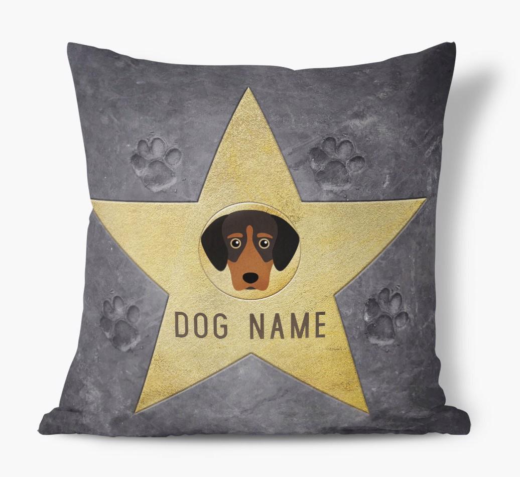 Star of Fame: Personalized {breedFullName} Soft Touch Pillow