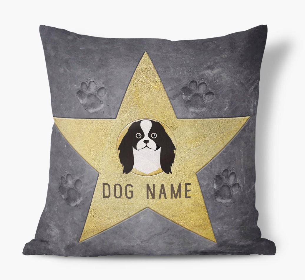 Star of Fame: Personalized {breedFullName} Soft Touch Pillow