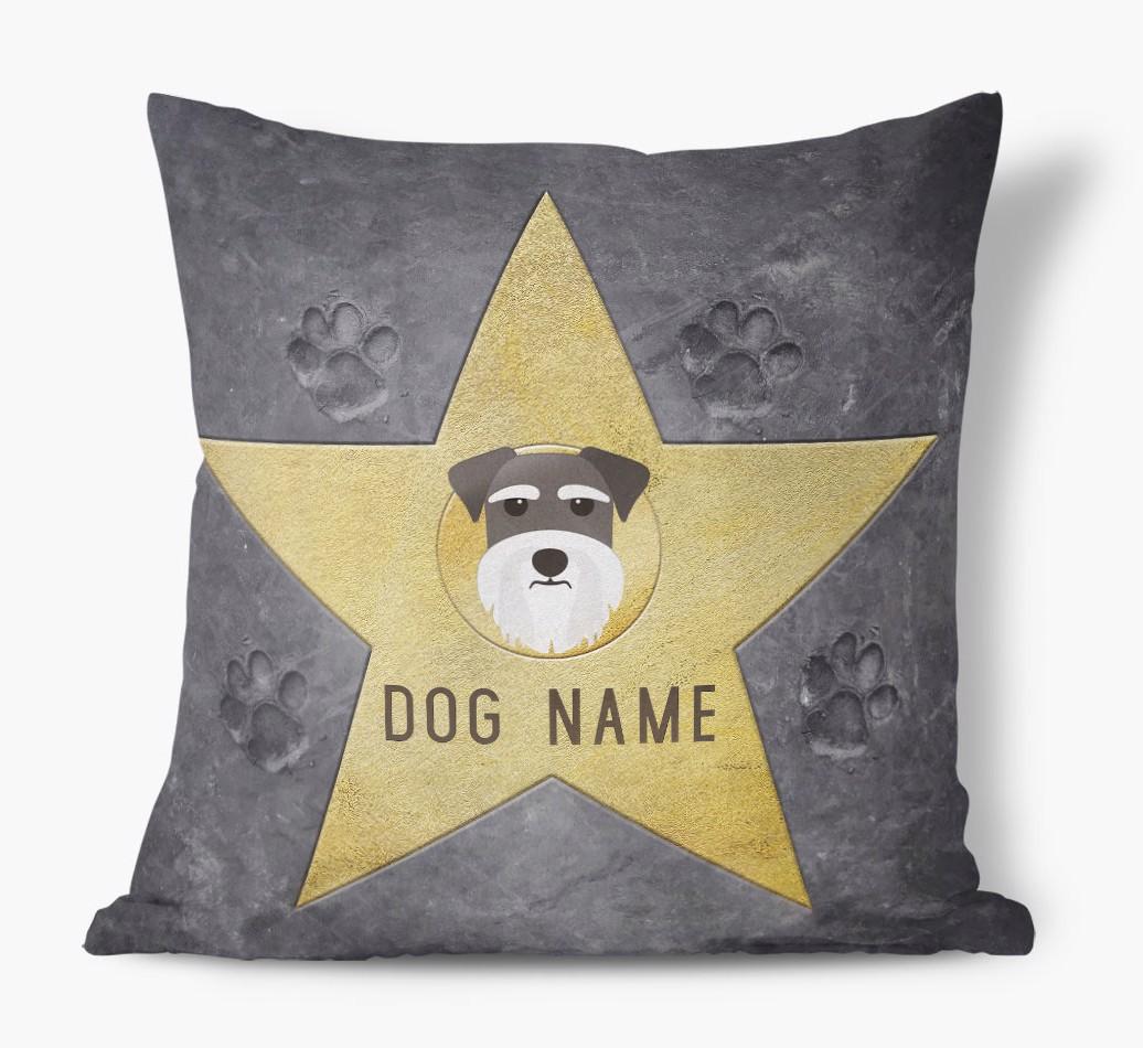 Star of Fame: Personalized {breedFullName} Soft Touch Pillow