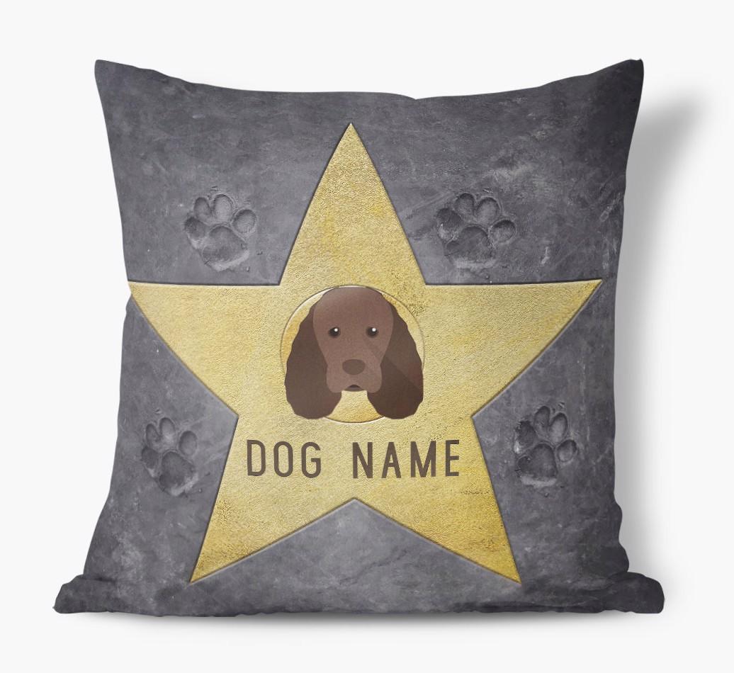 Star of Fame: Personalized {breedFullName} Soft Touch Pillow