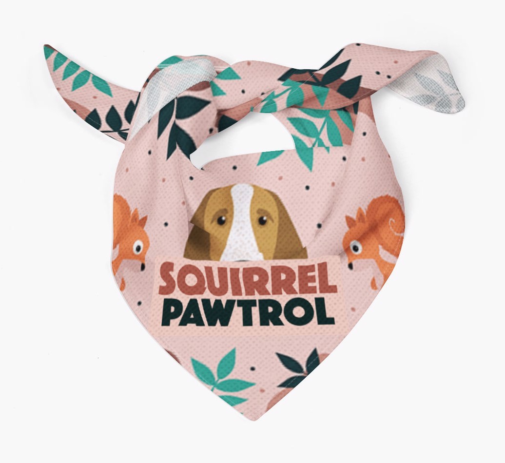 'Squirrel Pawtrol' - Personalised {breedFullName} Bandana