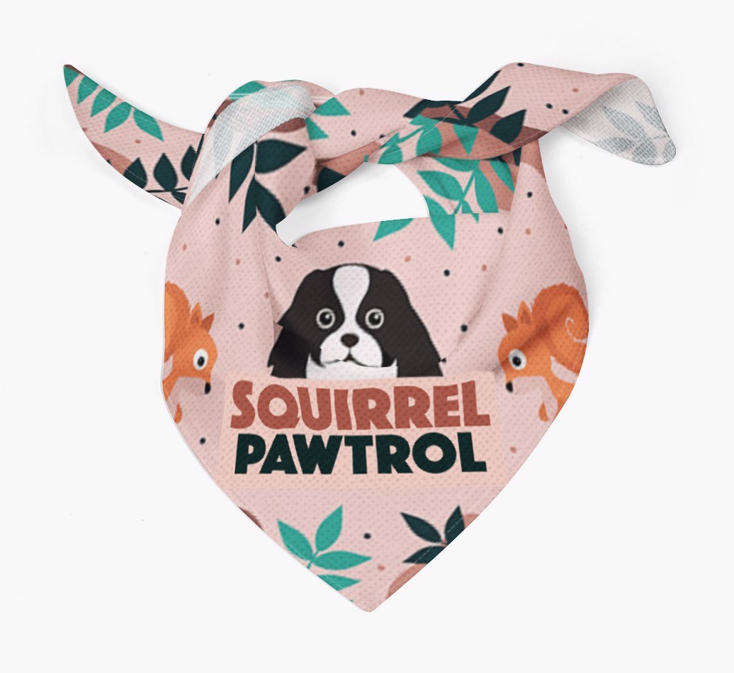 'Squirrel Pawtrol' - Personalised {breedFullName} Bandana