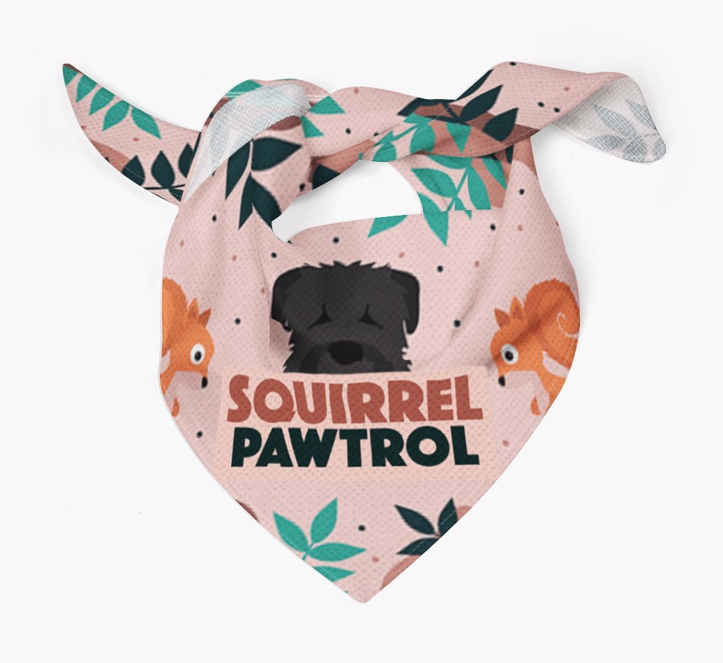 'Squirrel Pawtrol' - Personalized {breedFullName} Bandana