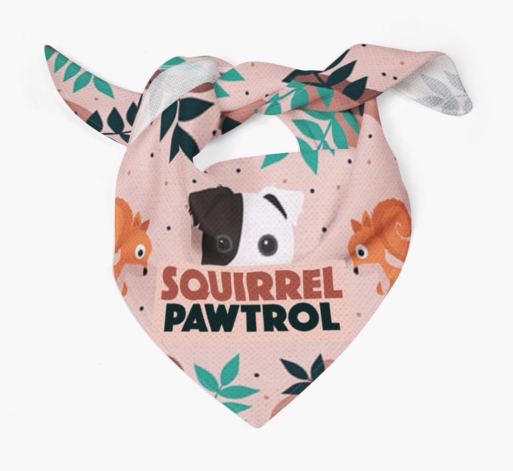 'Squirrel Pawtrol' - Personalized {breedFullName} Bandana