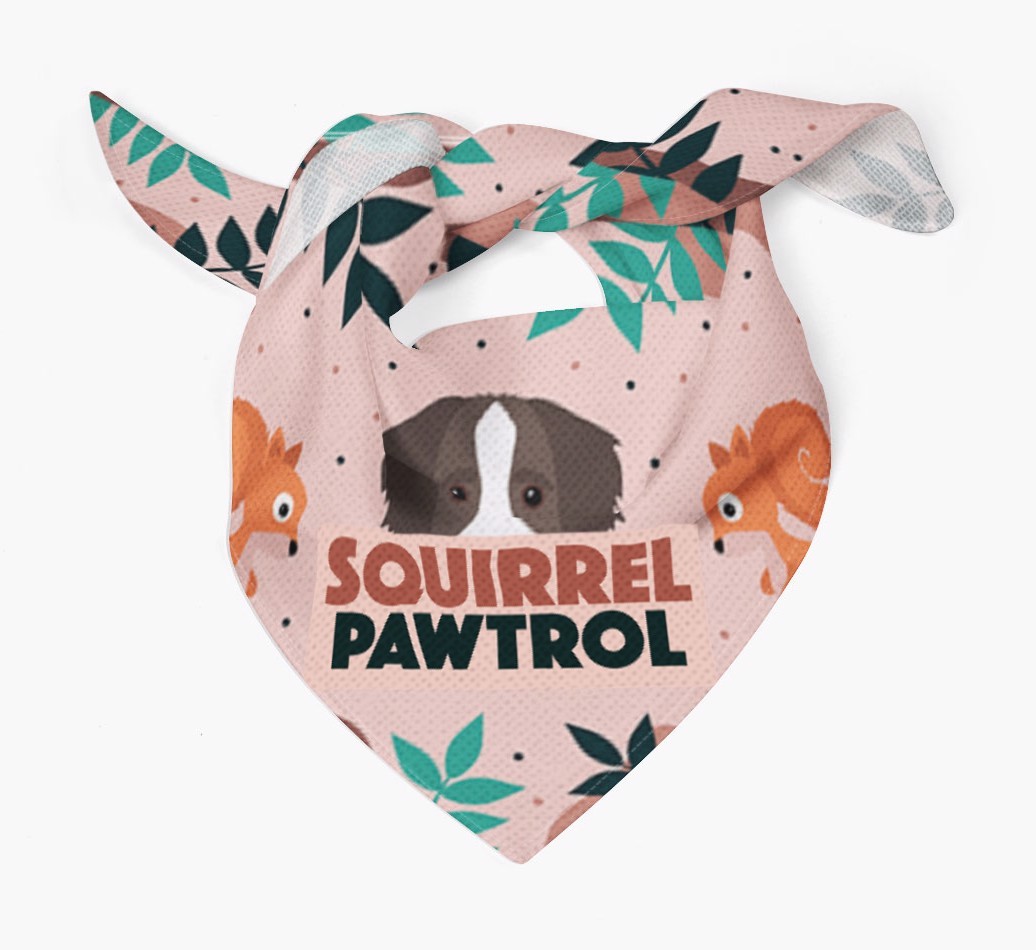 'Squirrel Pawtrol' - Personalized {breedFullName} Bandana