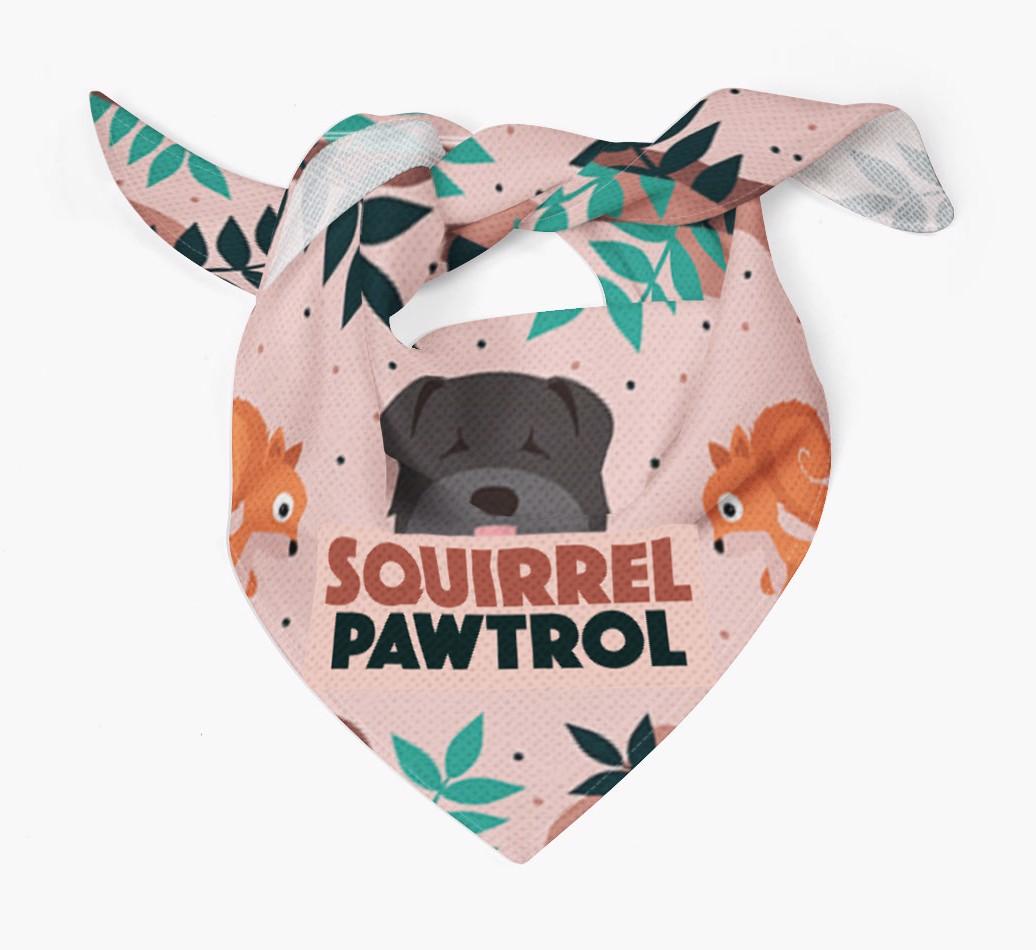 'Squirrel Pawtrol' - Personalized {breedFullName} Bandana