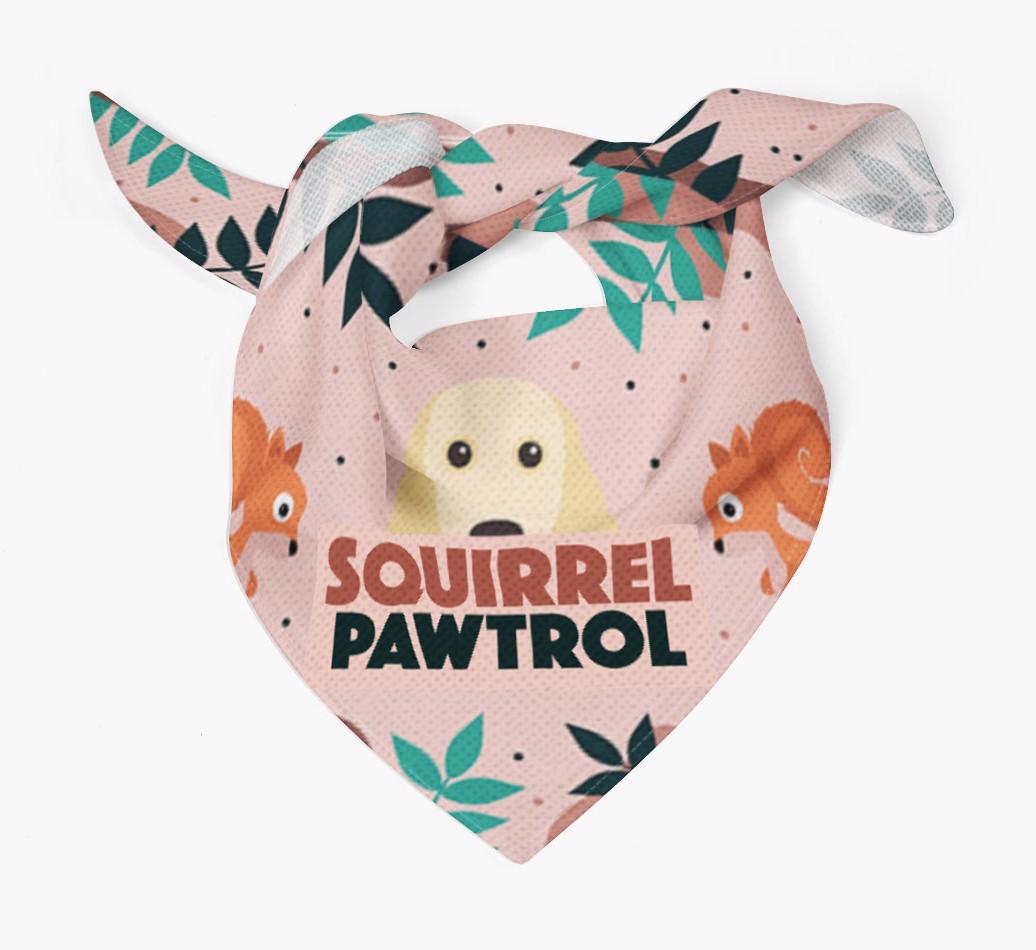 'Squirrel Pawtrol' - Personalized {breedFullName} Bandana