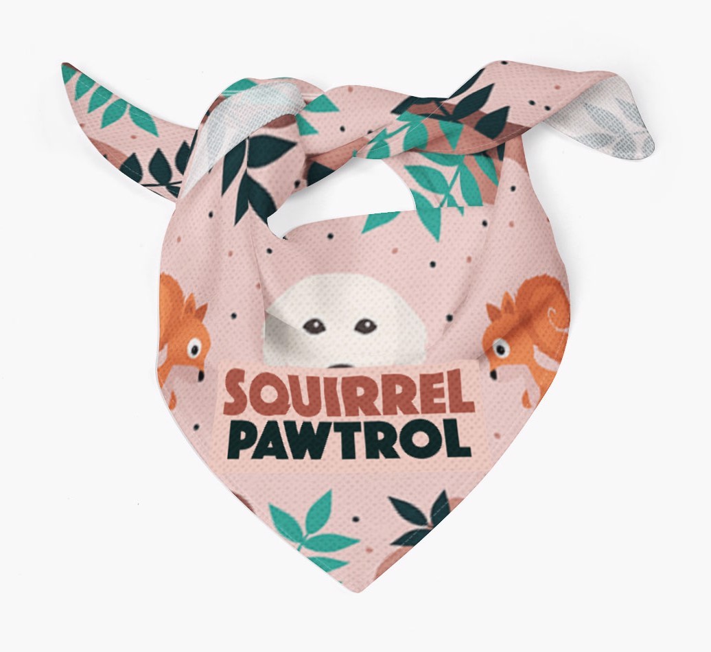 'Squirrel Pawtrol' - Personalized {breedFullName} Bandana