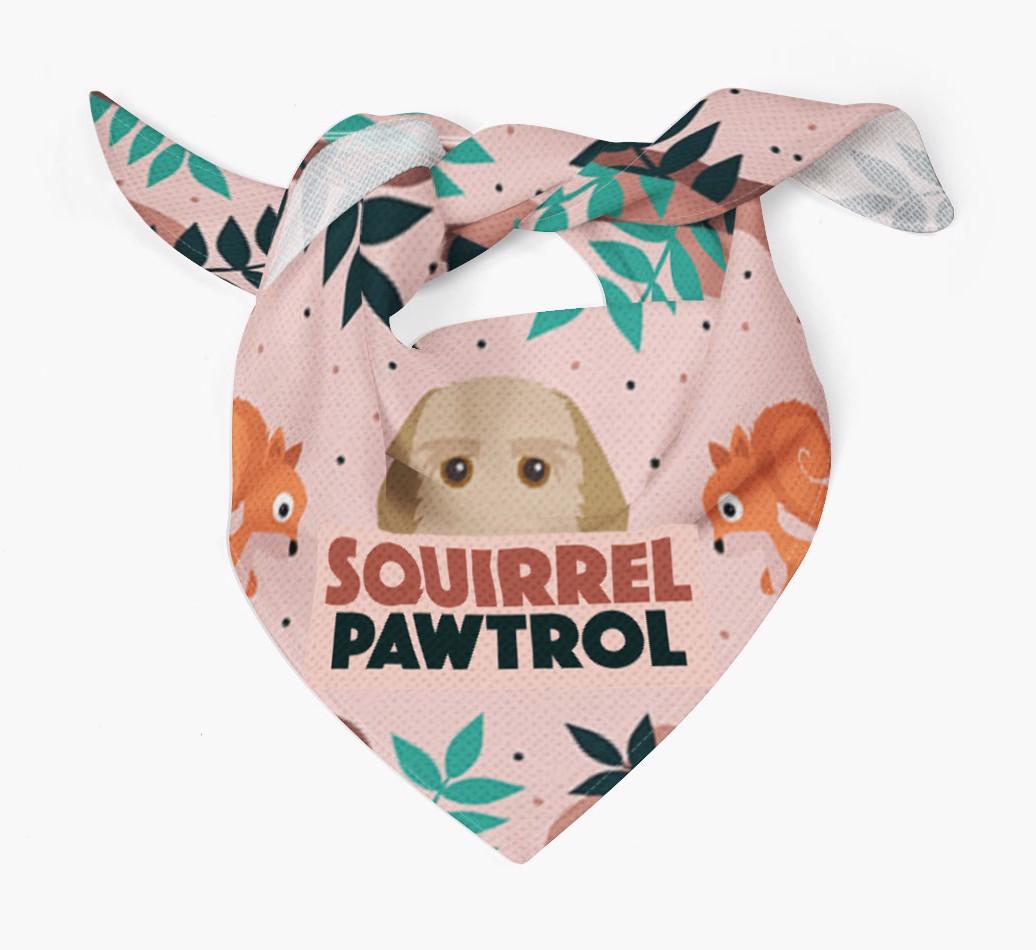 'Squirrel Pawtrol' - Personalized {breedFullName} Bandana