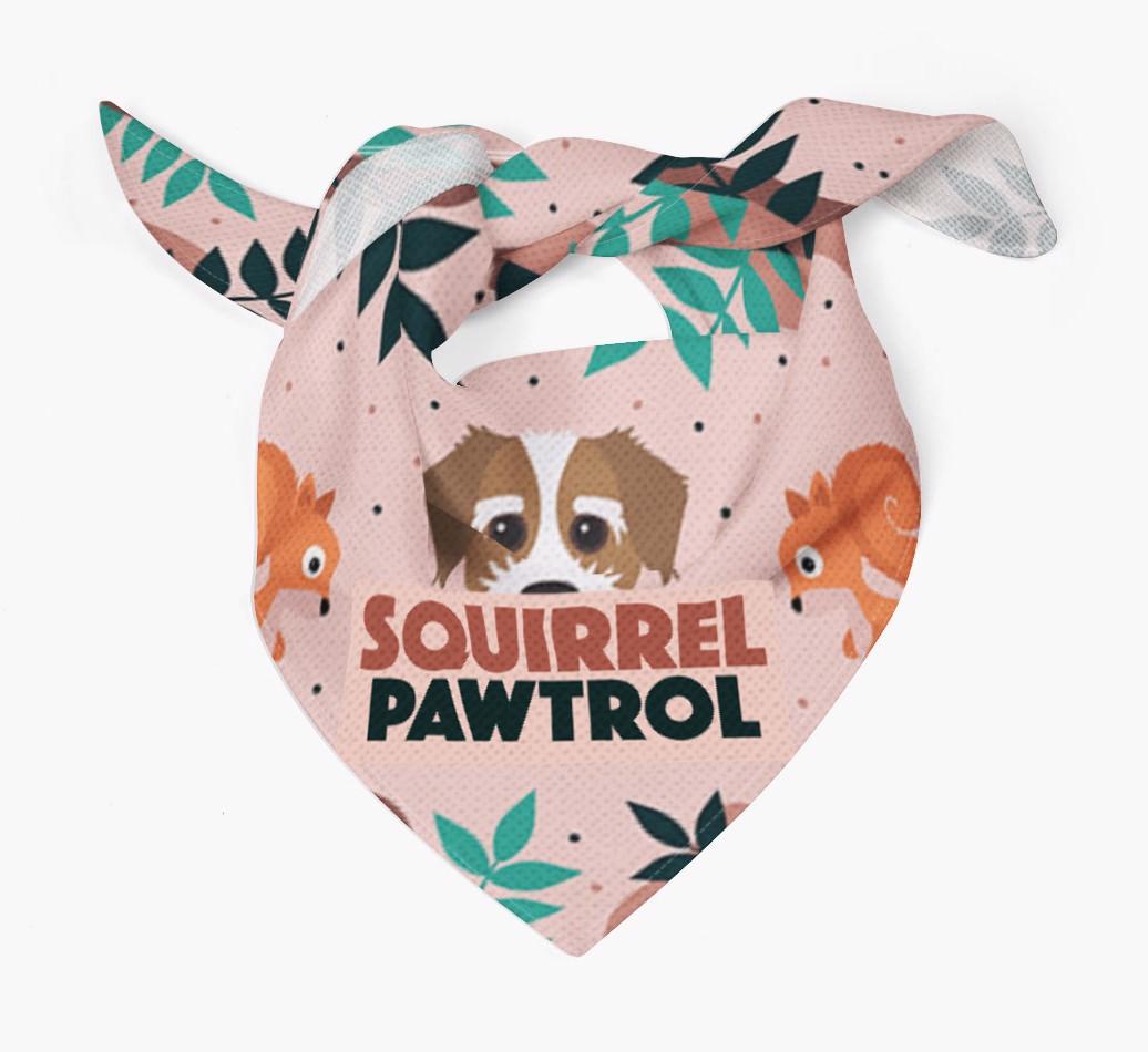 'Squirrel Pawtrol' - Personalized {breedFullName} Bandana