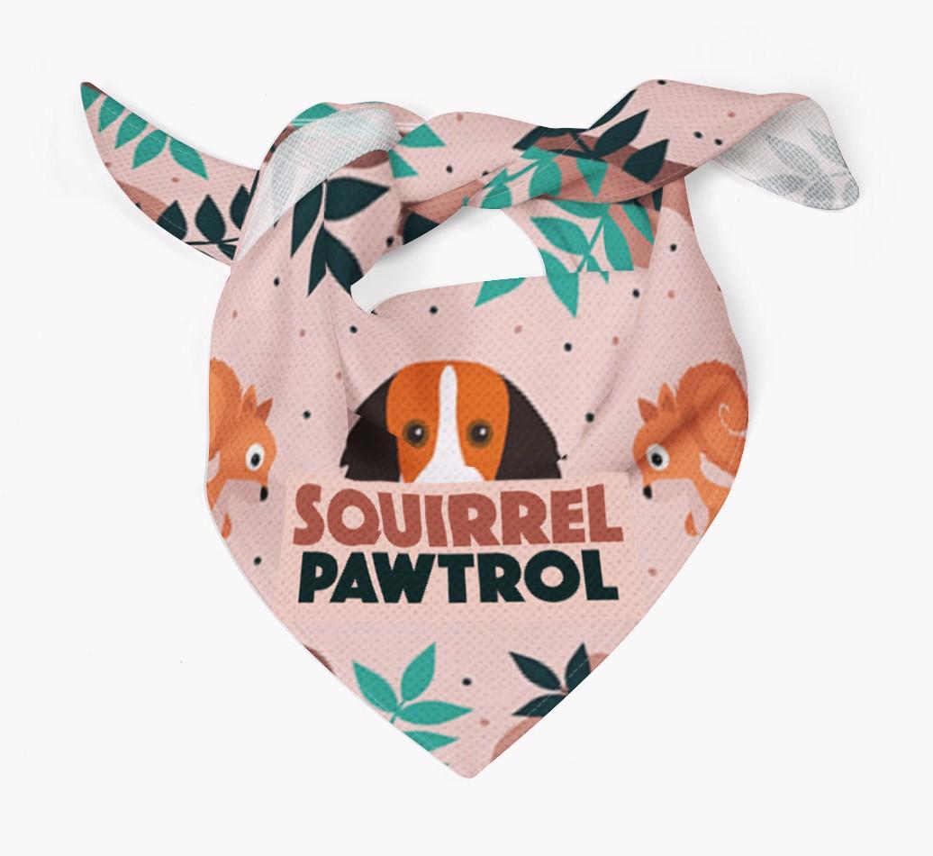 'Squirrel Pawtrol' - Personalized {breedFullName} Bandana