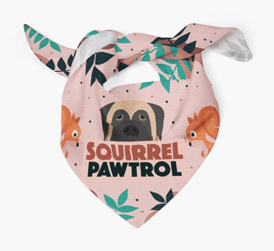 'Squirrel Pawtrol' - Personalized {breedFullName} Bandana