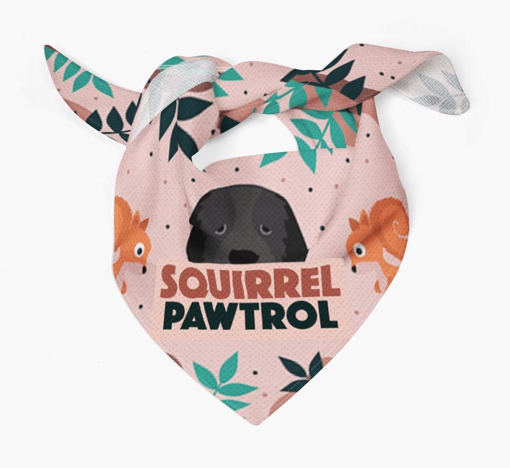 'Squirrel Pawtrol' - Personalized {breedFullName} Bandana