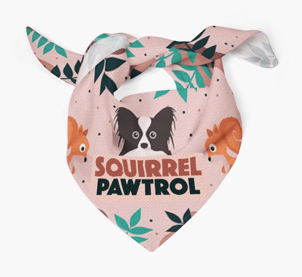 'Squirrel Pawtrol' - Personalized {breedFullName} Bandana