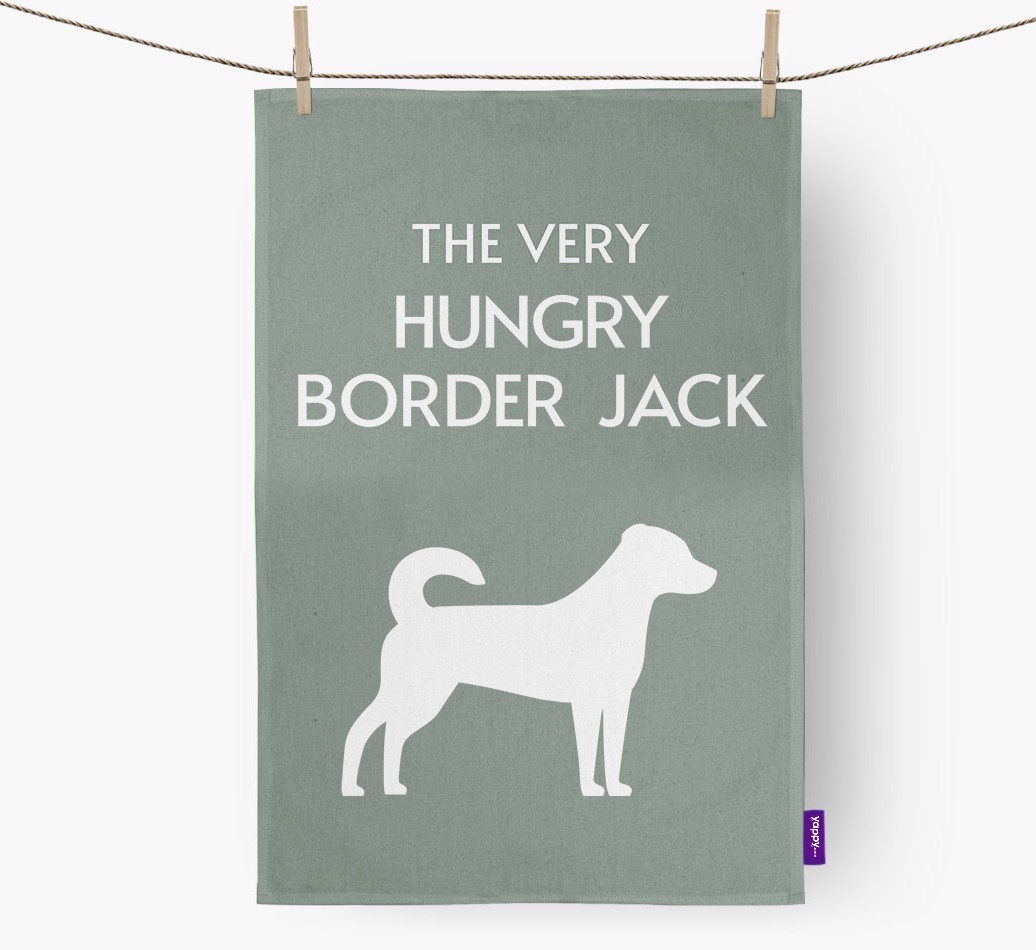 'The Very Hungry...' - Personalised {breedFullName} Tea Towel