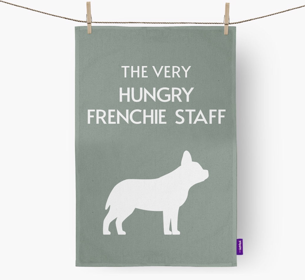 'The Very Hungry...' - Personalised {breedFullName} Tea Towel