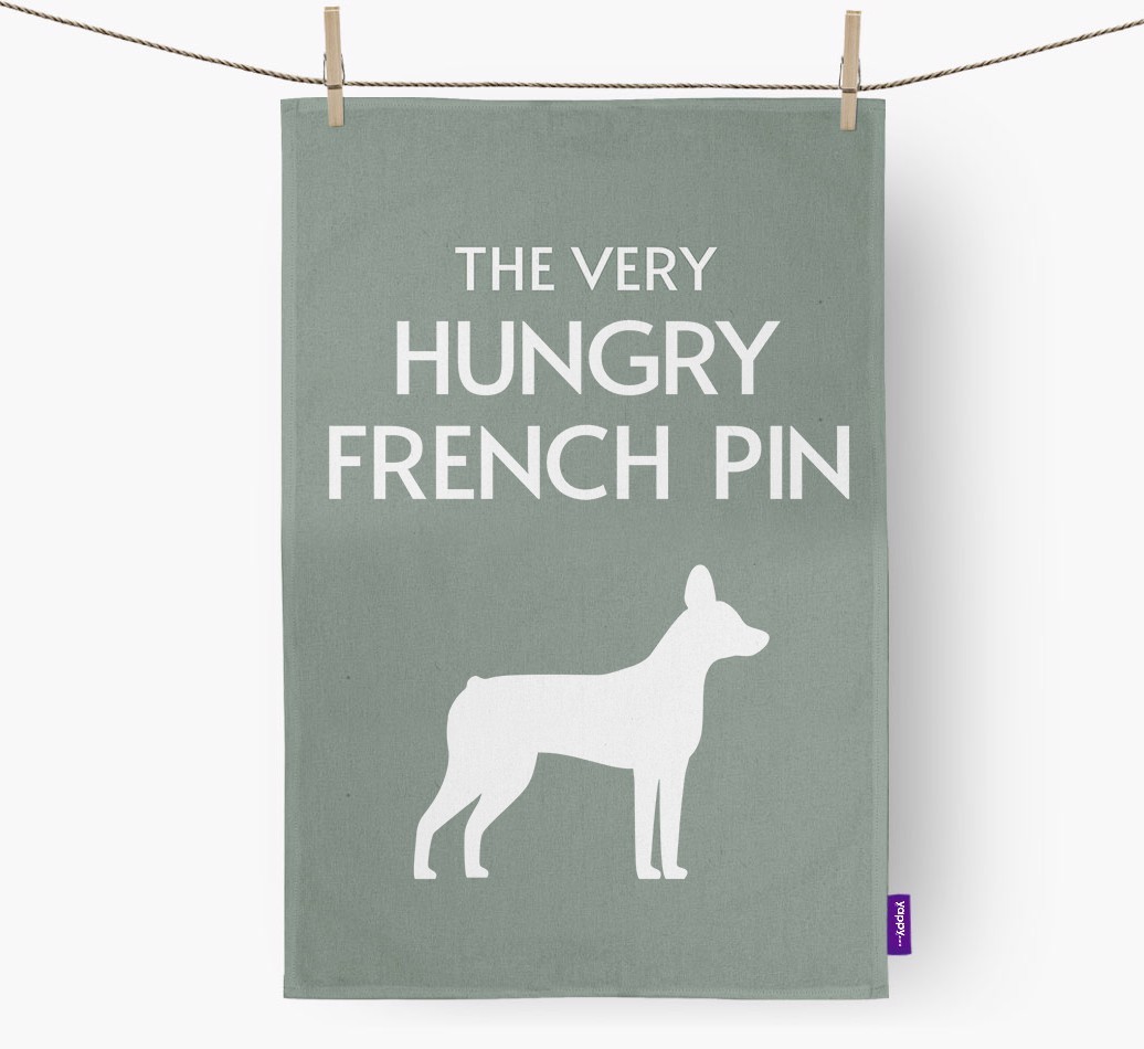 'The Very Hungry...' - Personalised {breedFullName} Tea Towel
