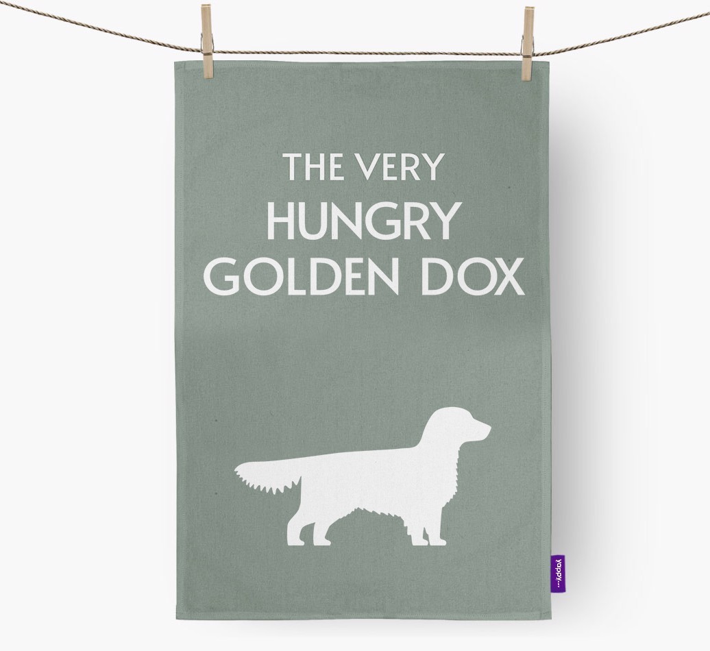 'The Very Hungry...' - Personalized {breedFullName} Dish Towel