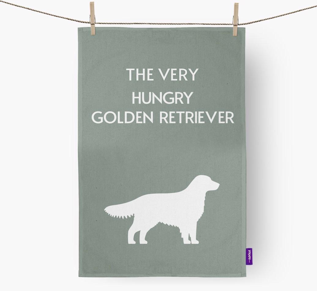 'The Very Hungry...' - Personalized {breedFullName} Dish Towel