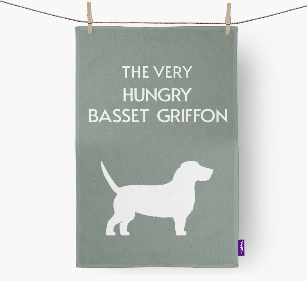 'The Very Hungry...' - Personalised {breedFullName} Tea Towel