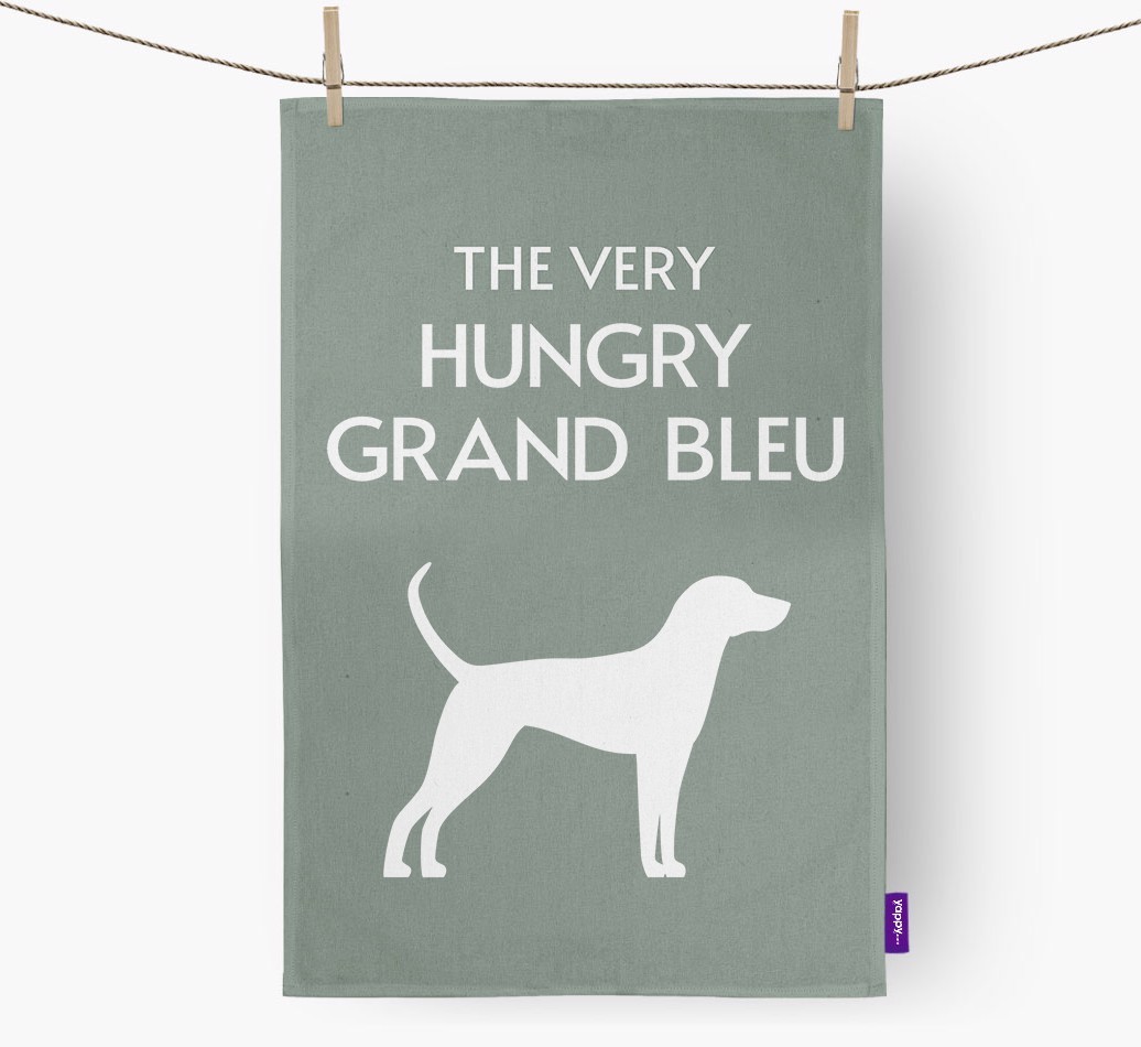 'The Very Hungry...' - Personalised {breedFullName} Tea Towel