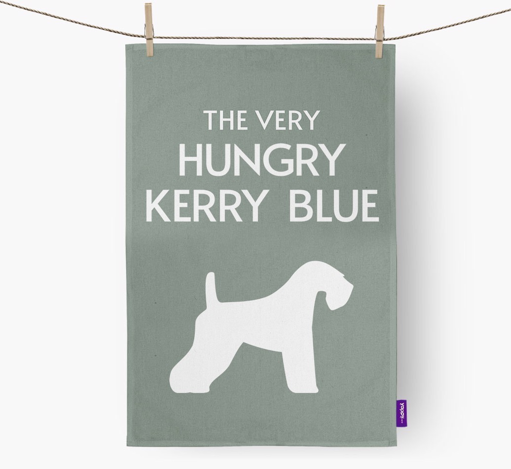 'The Very Hungry...' - Personalised {breedFullName} Tea Towel