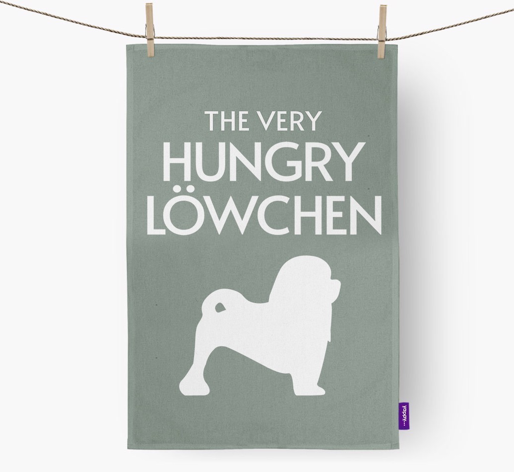 'The Very Hungry...' - Personalized {breedFullName} Dish Towel