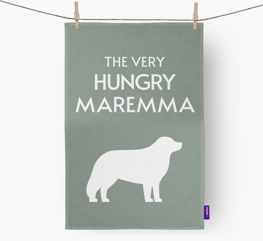 'The Very Hungry...' - Personalised {breedFullName} Tea Towel