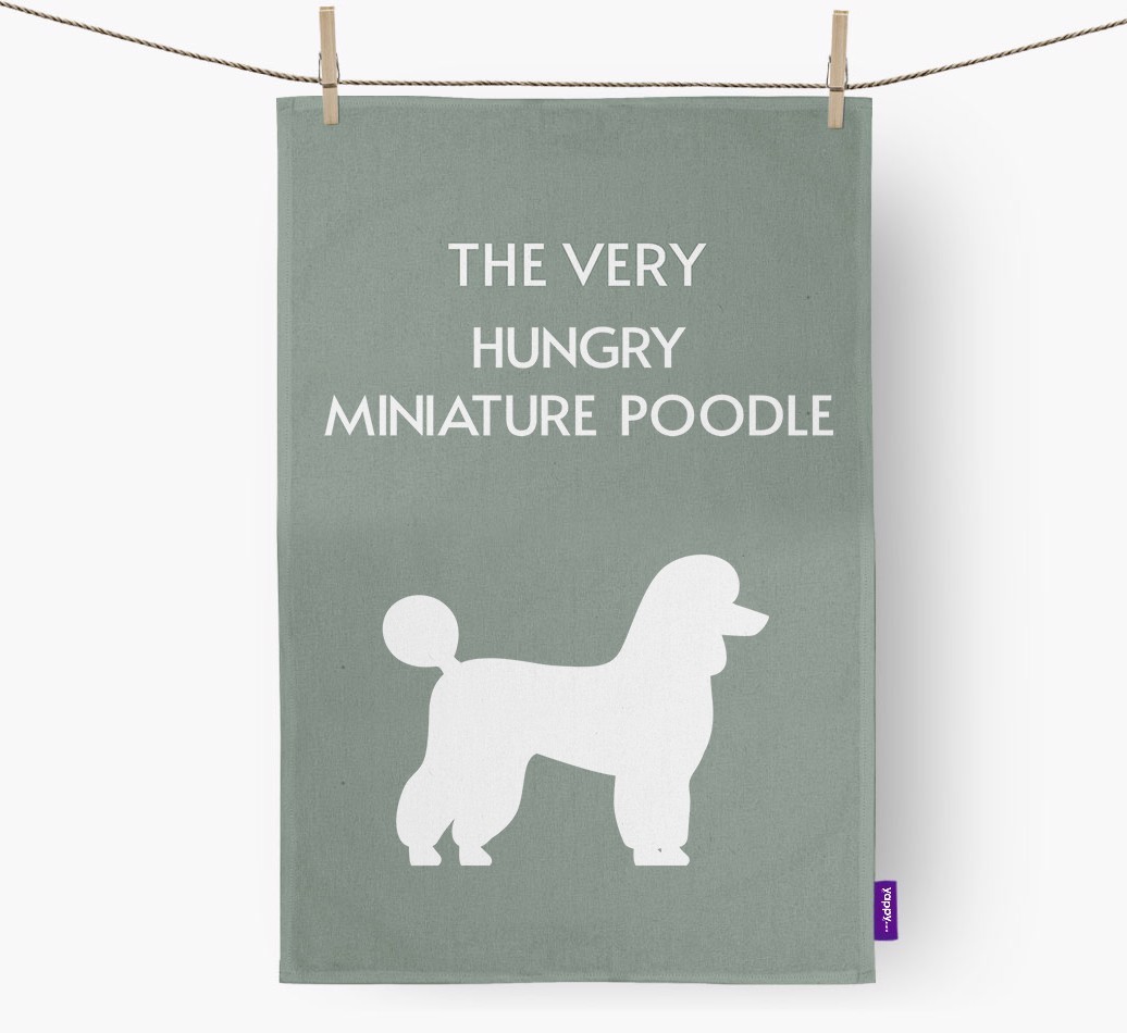 'The Very Hungry...' - Personalised {breedFullName} Tea Towel