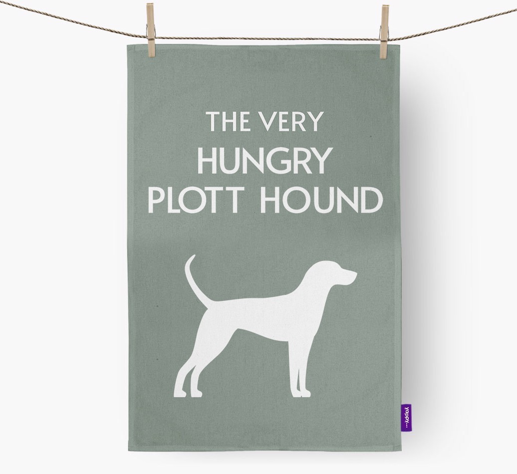 'The Very Hungry...' - Personalised {breedFullName} Tea Towel