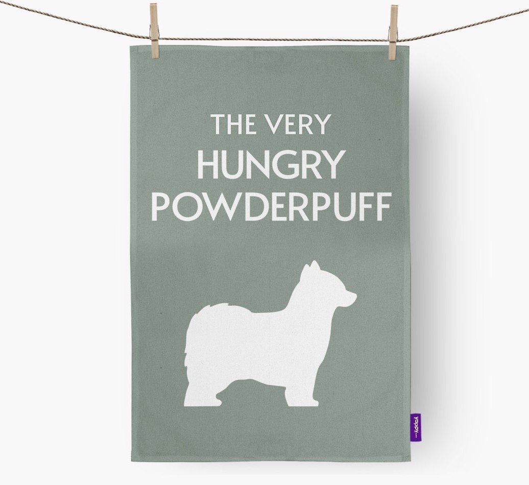 'The Very Hungry...' - Personalised {breedFullName} Tea Towel
