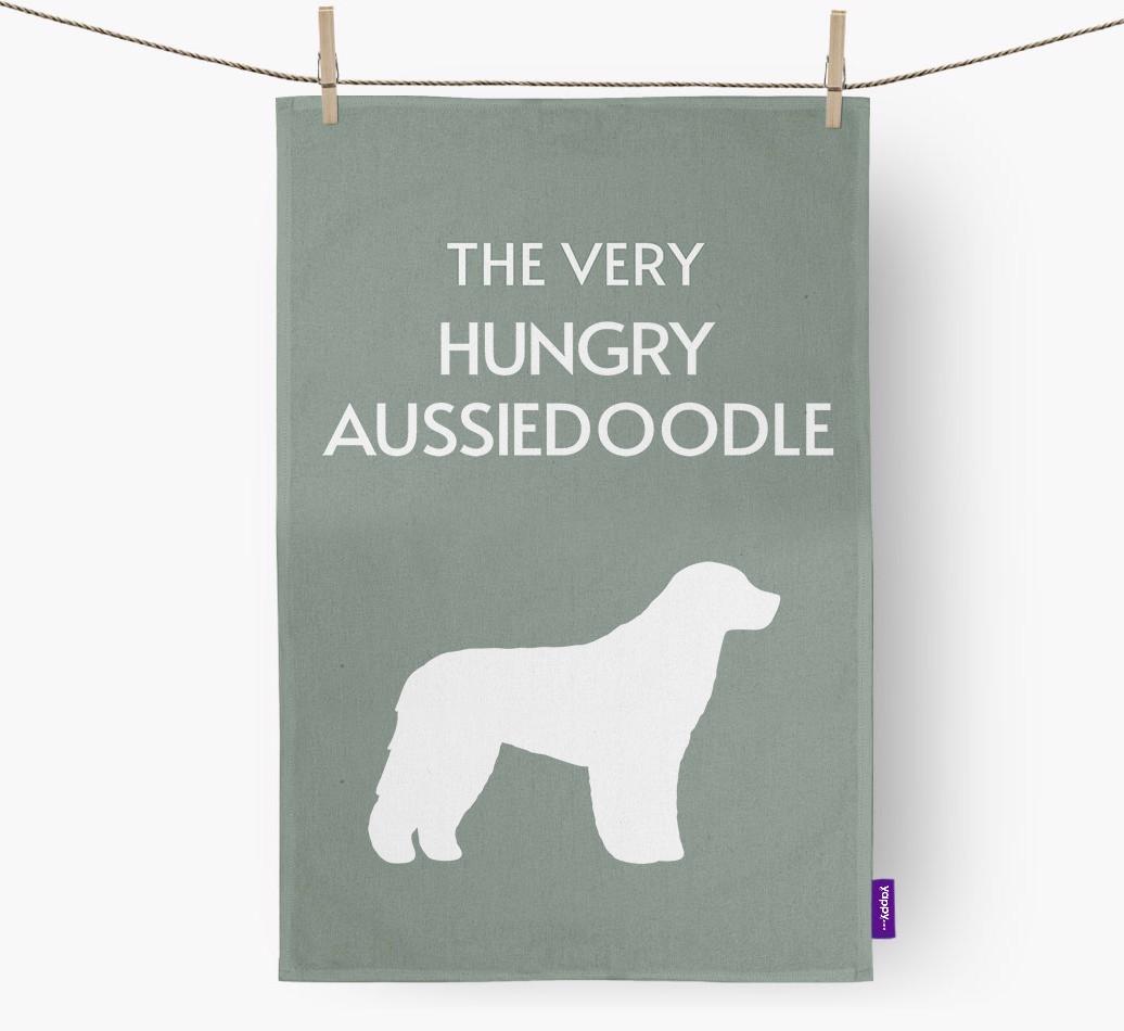 'The Very Hungry...' - Personalized {breedFullName} Dish Towel