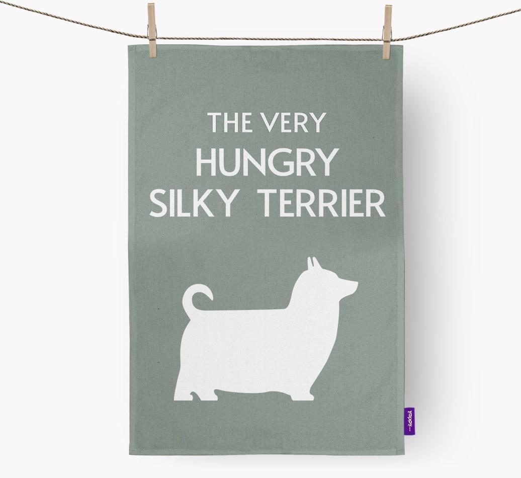 'The Very Hungry...' - Personalized {breedFullName} Dish Towel