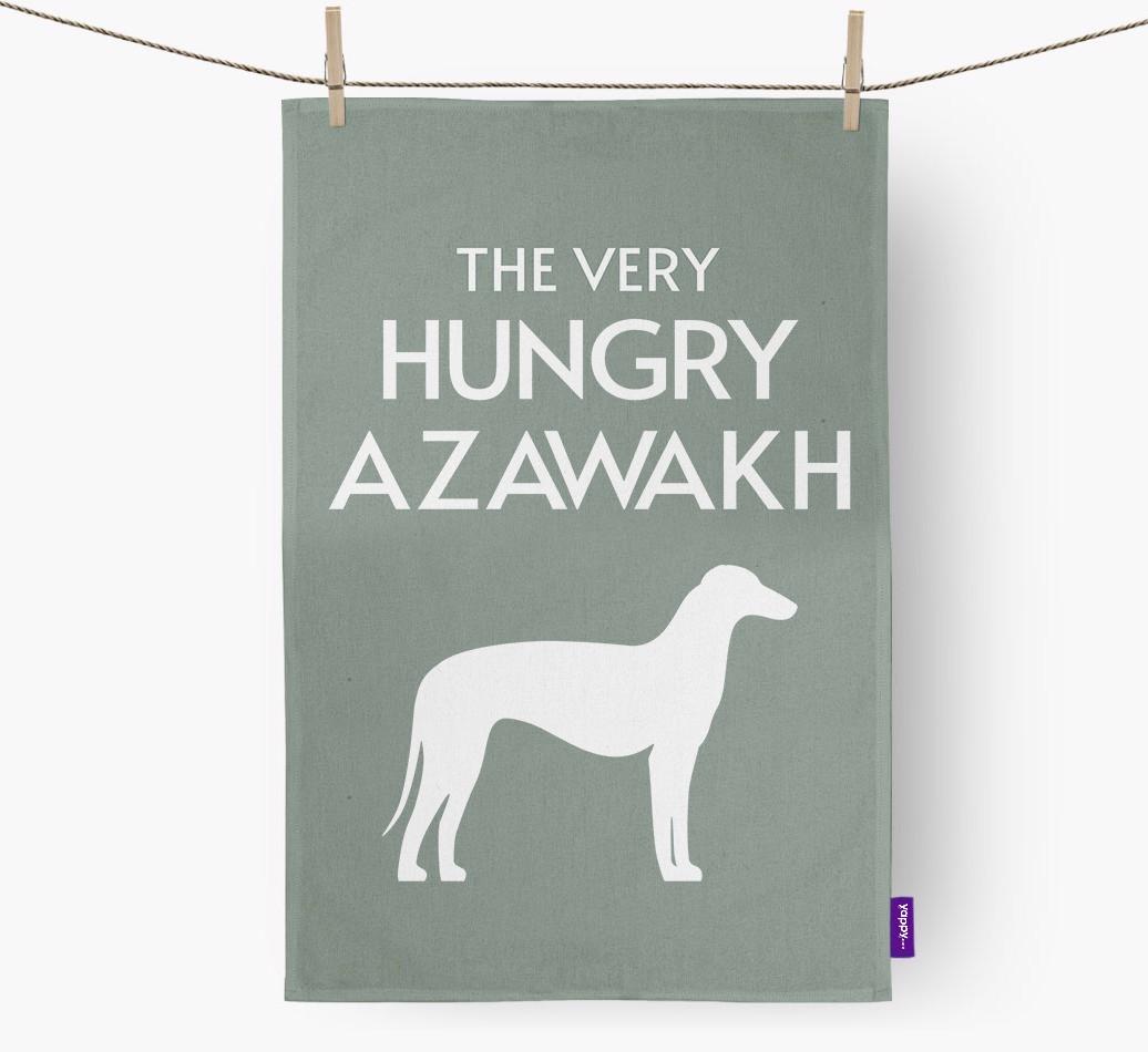 'The Very Hungry...' - Personalized {breedFullName} Dish Towel
