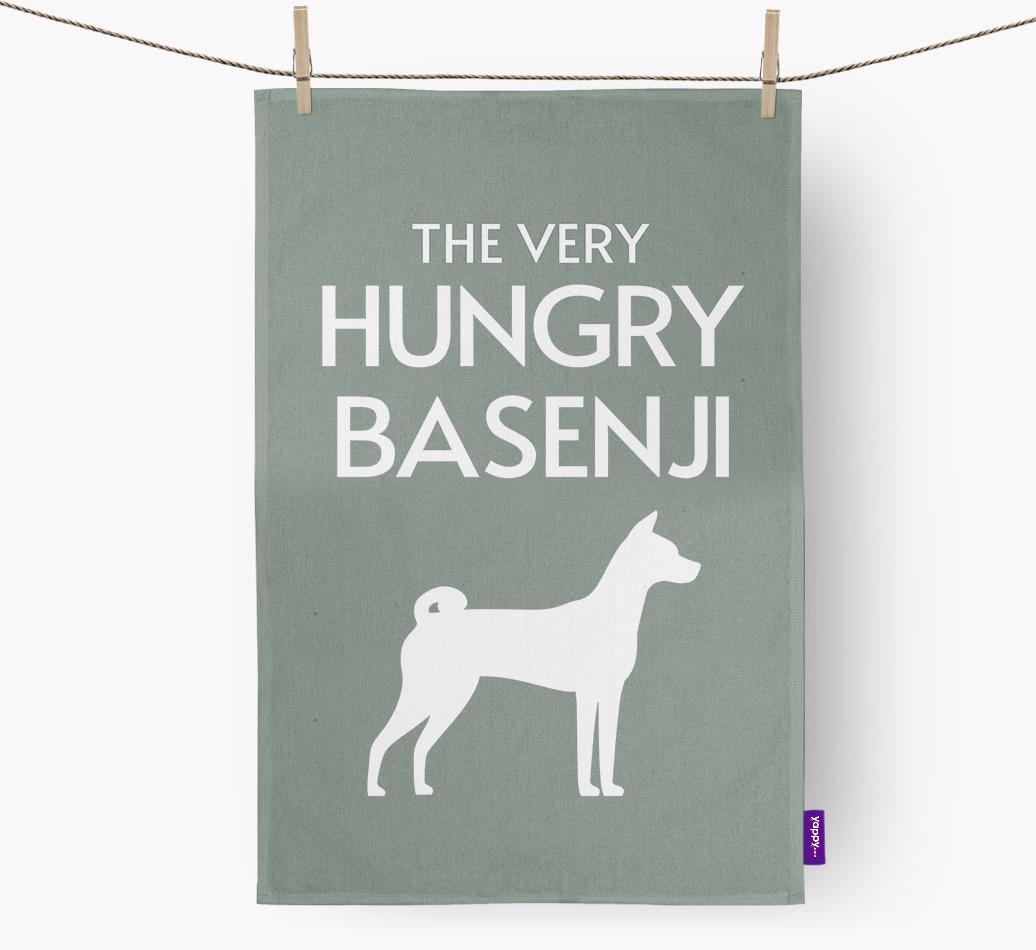 'The Very Hungry...' - Personalized {breedFullName} Dish Towel