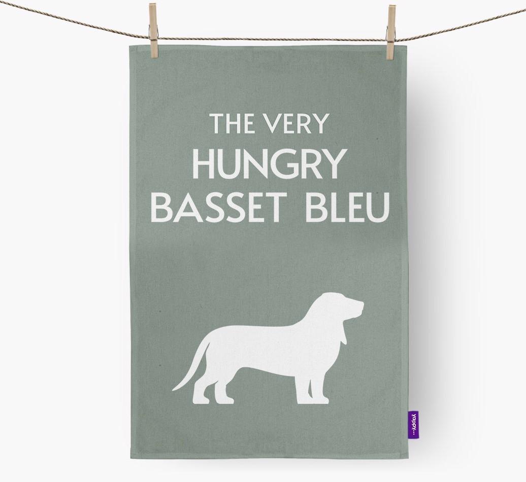 'The Very Hungry...' - Personalized {breedFullName} Dish Towel