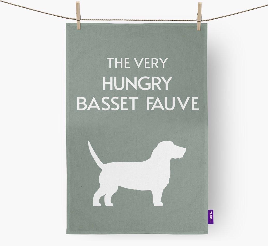 'The Very Hungry...' - Personalized {breedFullName} Dish Towel