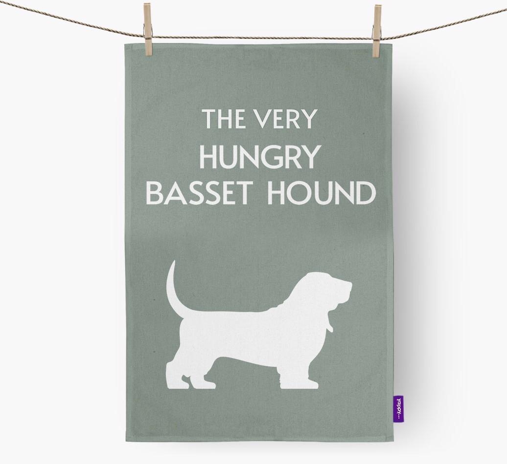 'The Very Hungry...' - Personalized {breedFullName} Dish Towel