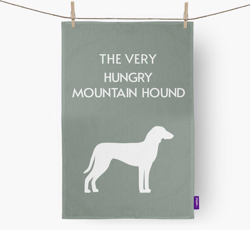 'The Very Hungry...' - Personalized {breedFullName} Dish Towel