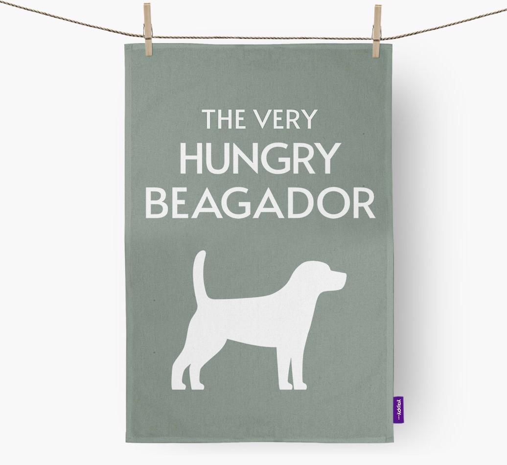 'The Very Hungry...' - Personalized {breedFullName} Dish Towel
