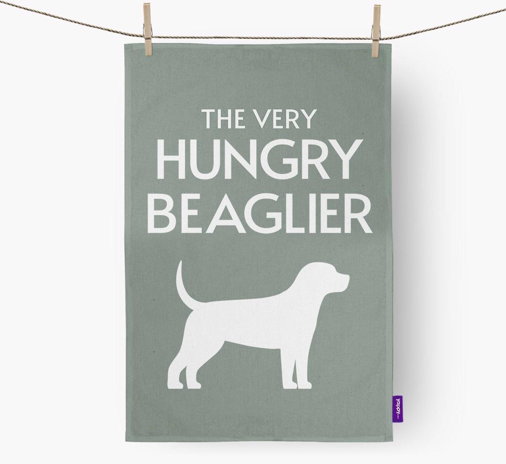 'The Very Hungry...' - Personalized {breedFullName} Dish Towel