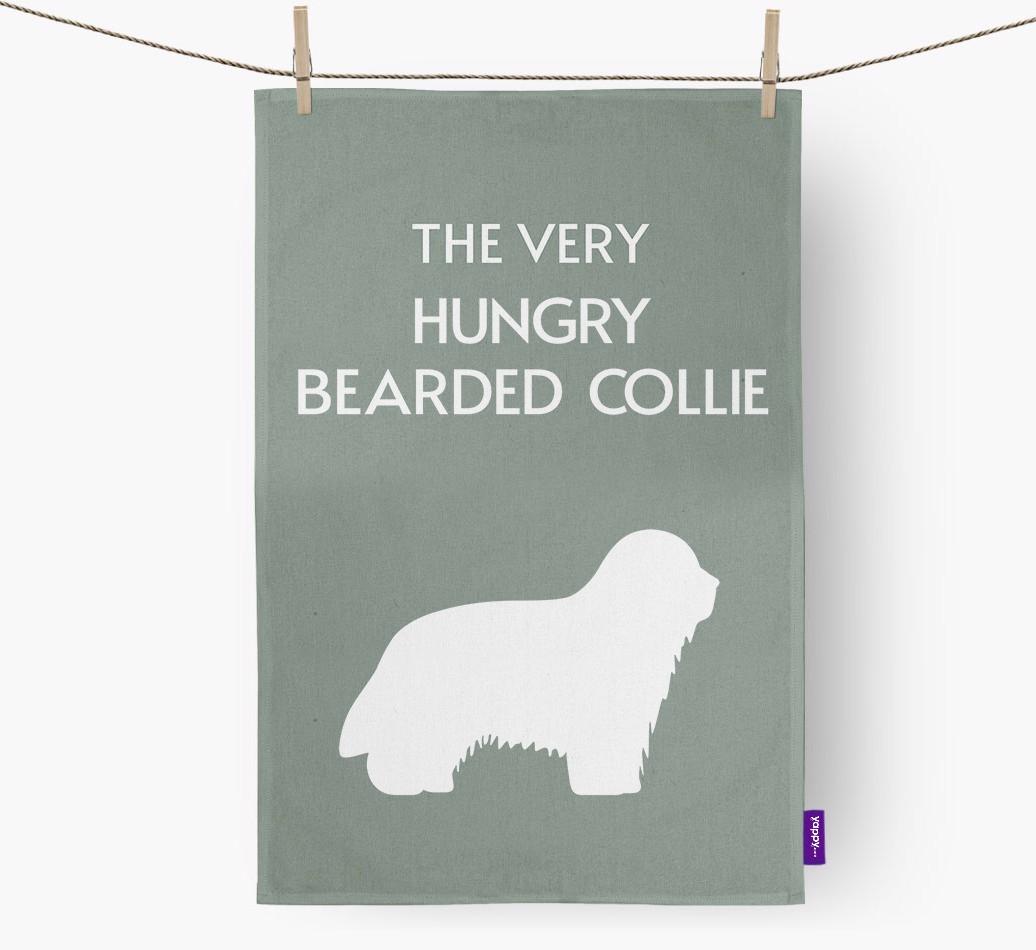 'The Very Hungry...' - Personalized {breedFullName} Dish Towel