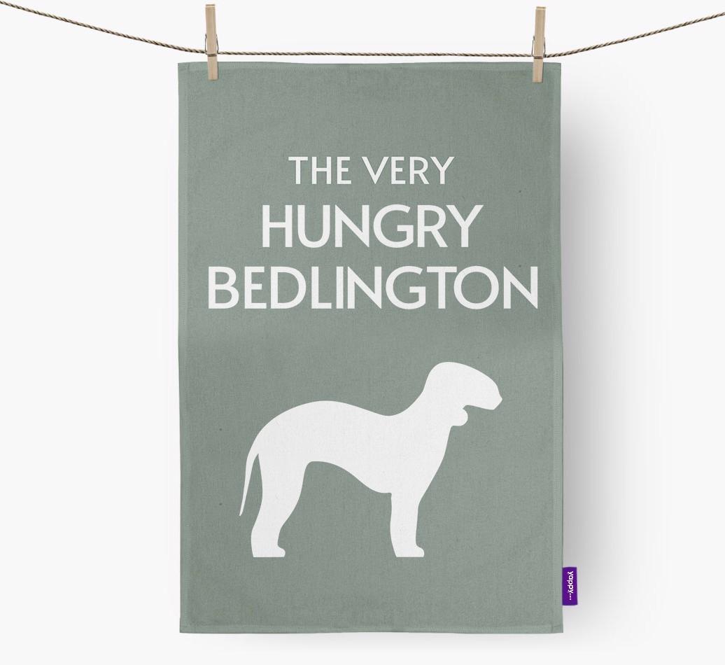 'The Very Hungry...' - Personalized {breedFullName} Dish Towel