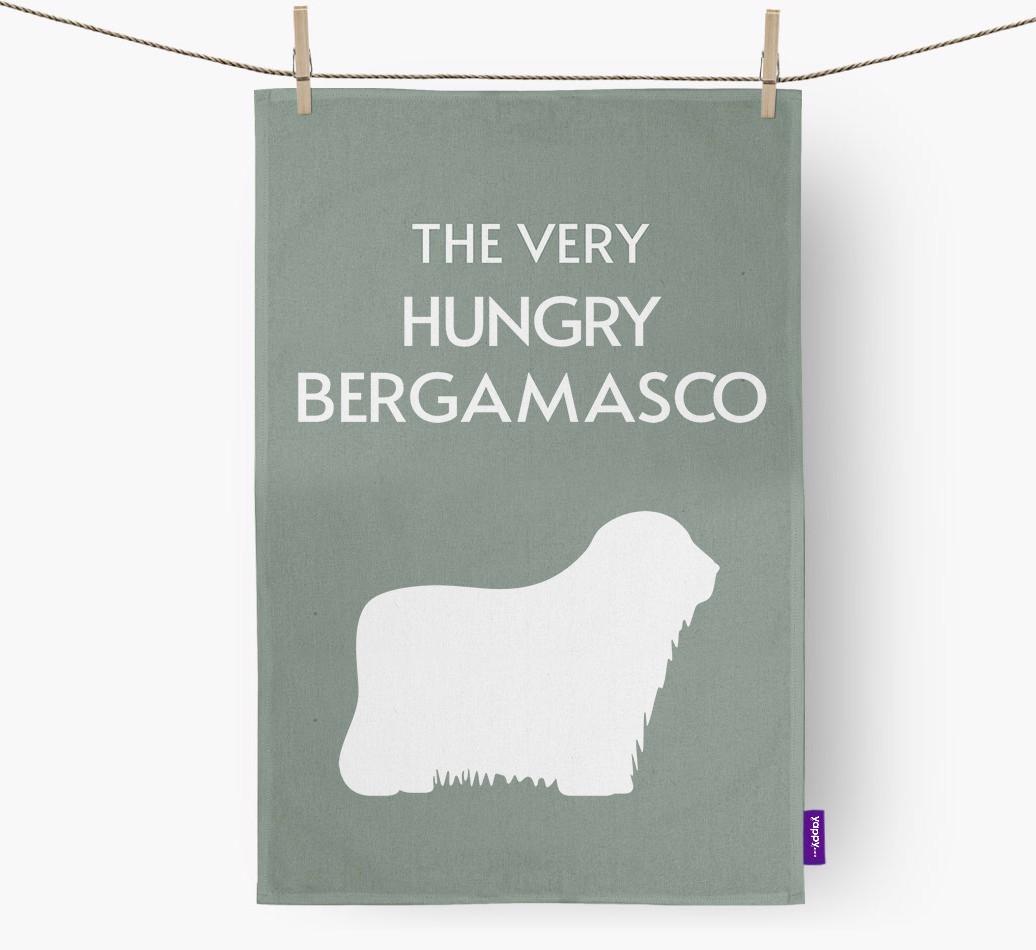 'The Very Hungry...' - Personalized {breedFullName} Dish Towel